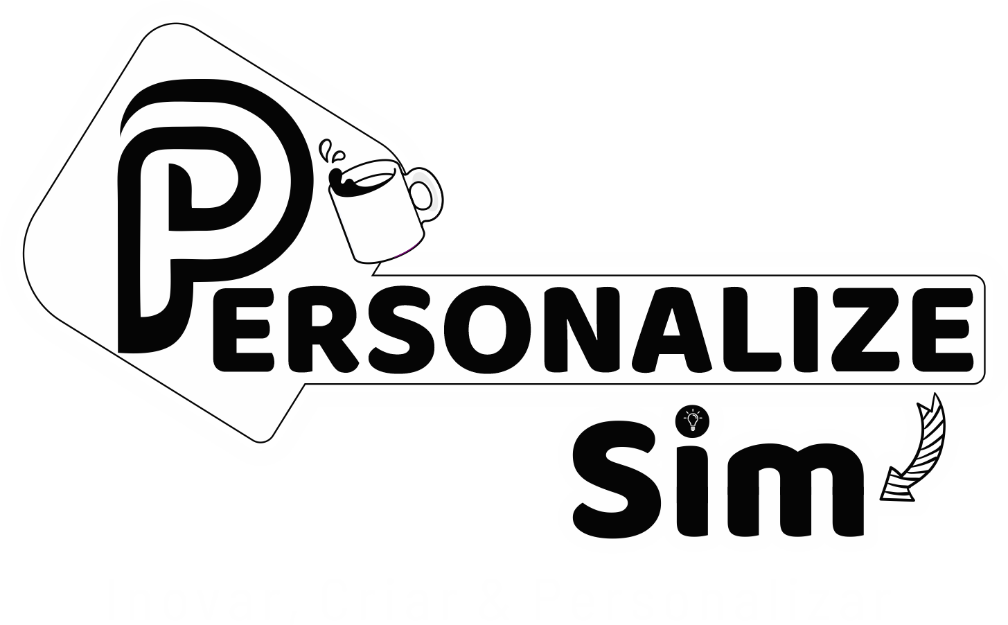 logo para fundo preto